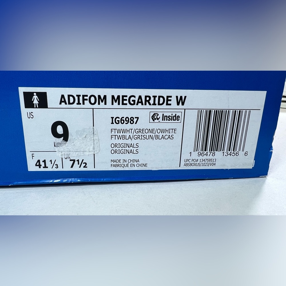 🆕 Adidas Originals Adifom Megaride in White and Grey Sneakers Women’s Size: 9 - Picture 15 of 15